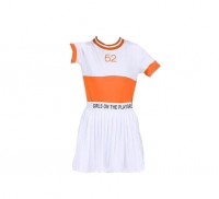 SKCU011 homemade children's cheerleading uniform style production split Cheerleading Uniform style customized pleated skirt Cheerleading Uniform style Cheerleading Uniform Center front view